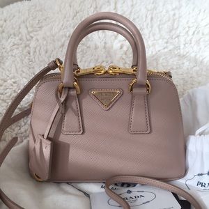PRADA mini Saffiano leather bag